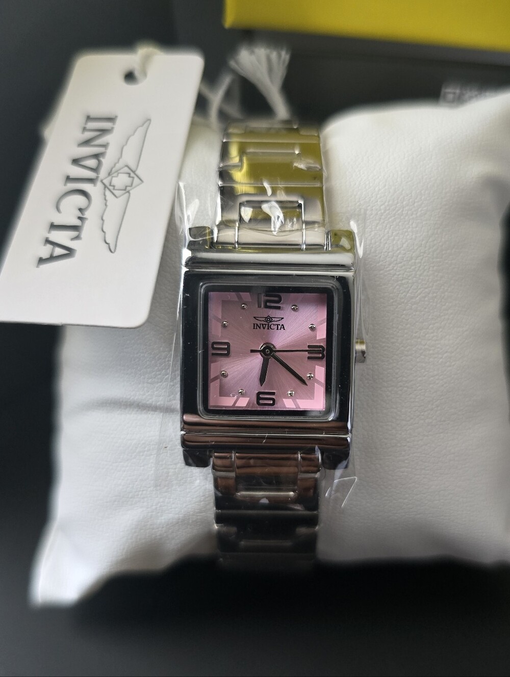 Invicta Women's Silver Bracelet Watch with Pink Dial